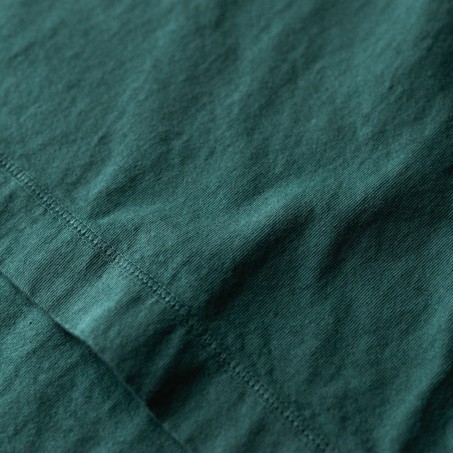 コットンドロップショルダーTシャツ Green