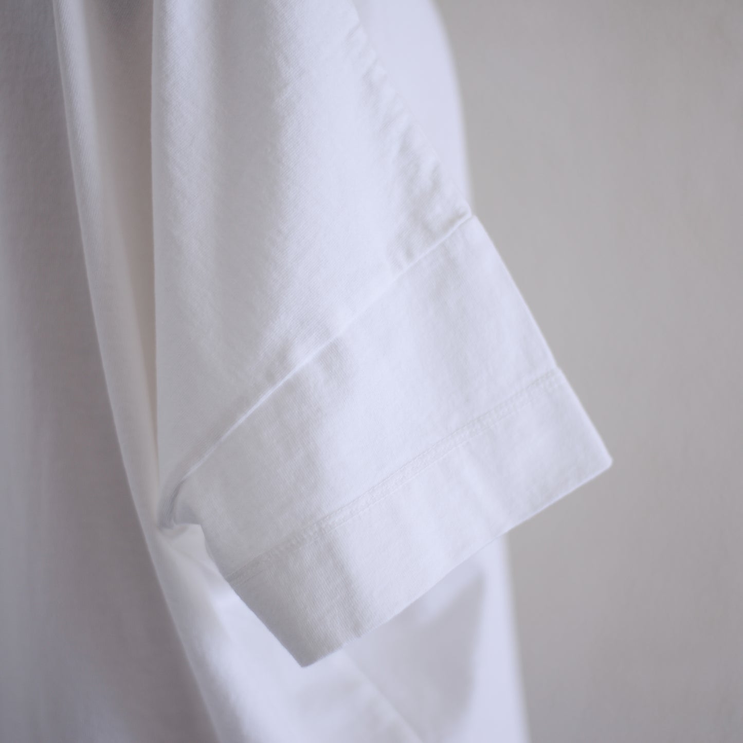 コットンドロップショルダーTシャツ Off White