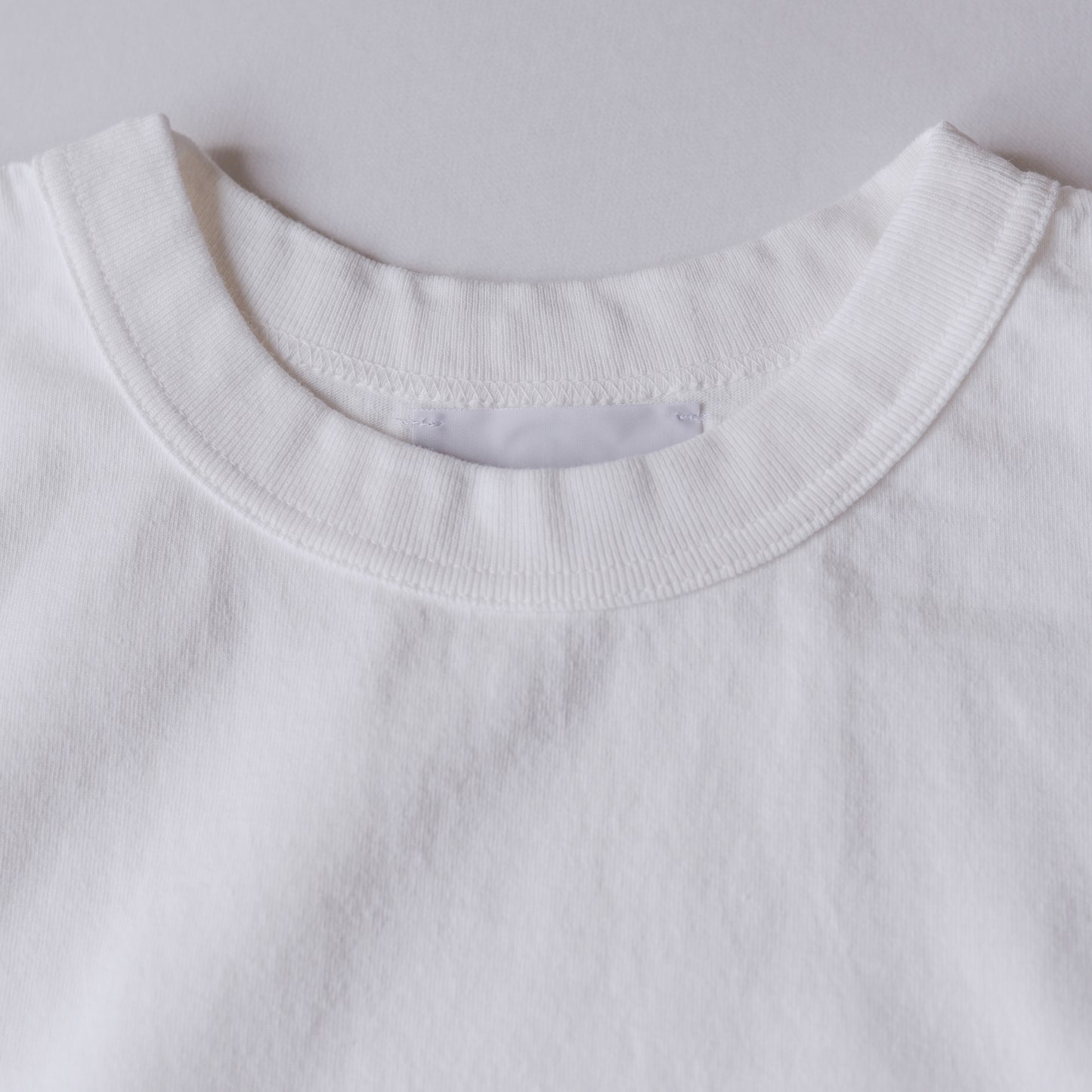 コットンドロップショルダーTシャツ Off White