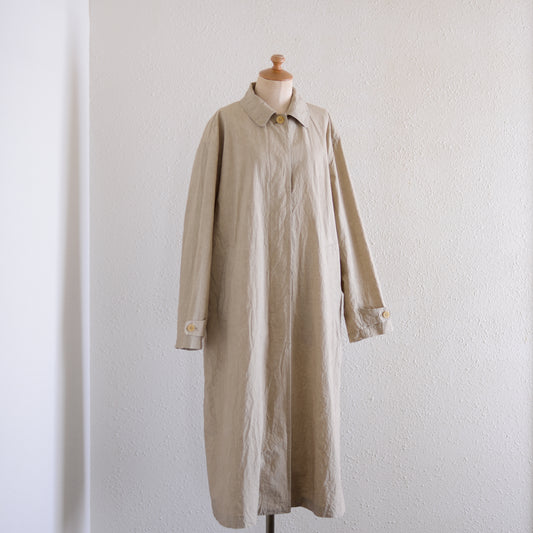 コットンリネンバルマカーンコート Beige