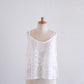 コットンクロシェキャミソール Ivory