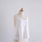 コットンクロシェキャミソール Ivory