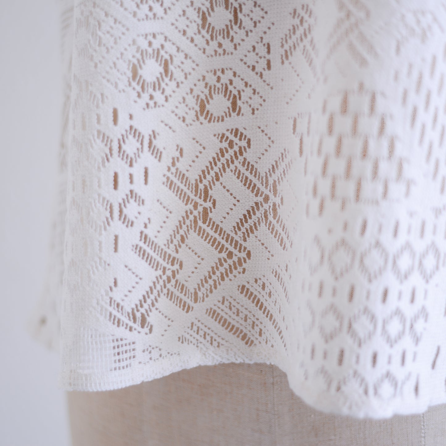 コットンクロシェキャミソール Ivory