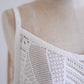 コットンクロシェキャミソール Ivory