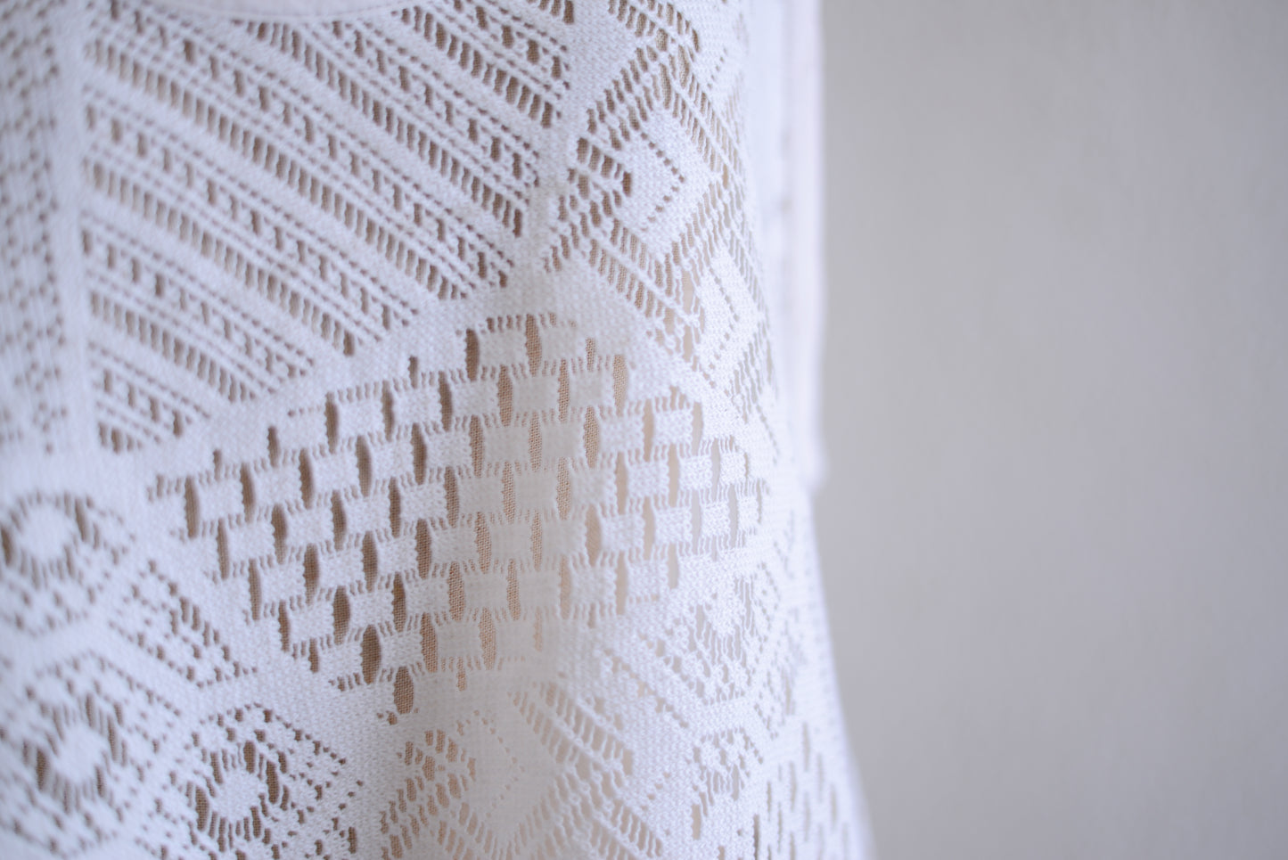 コットンクロシェキャミソール Ivory