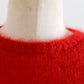 Kid Mohair Relax Knit Red