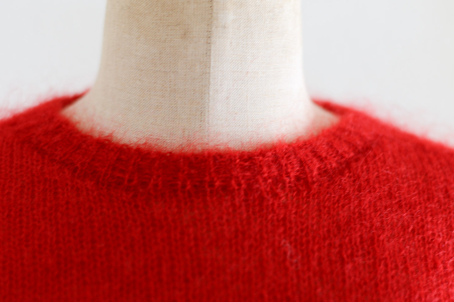 Kid Mohair Relax Knit Red