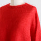 Kid Mohair Relax Knit Red