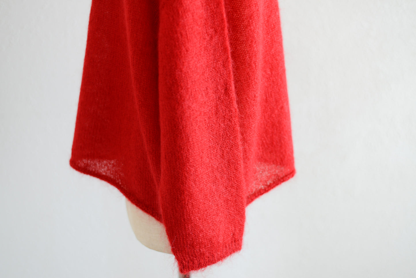 Kid Mohair Relax Knit Red