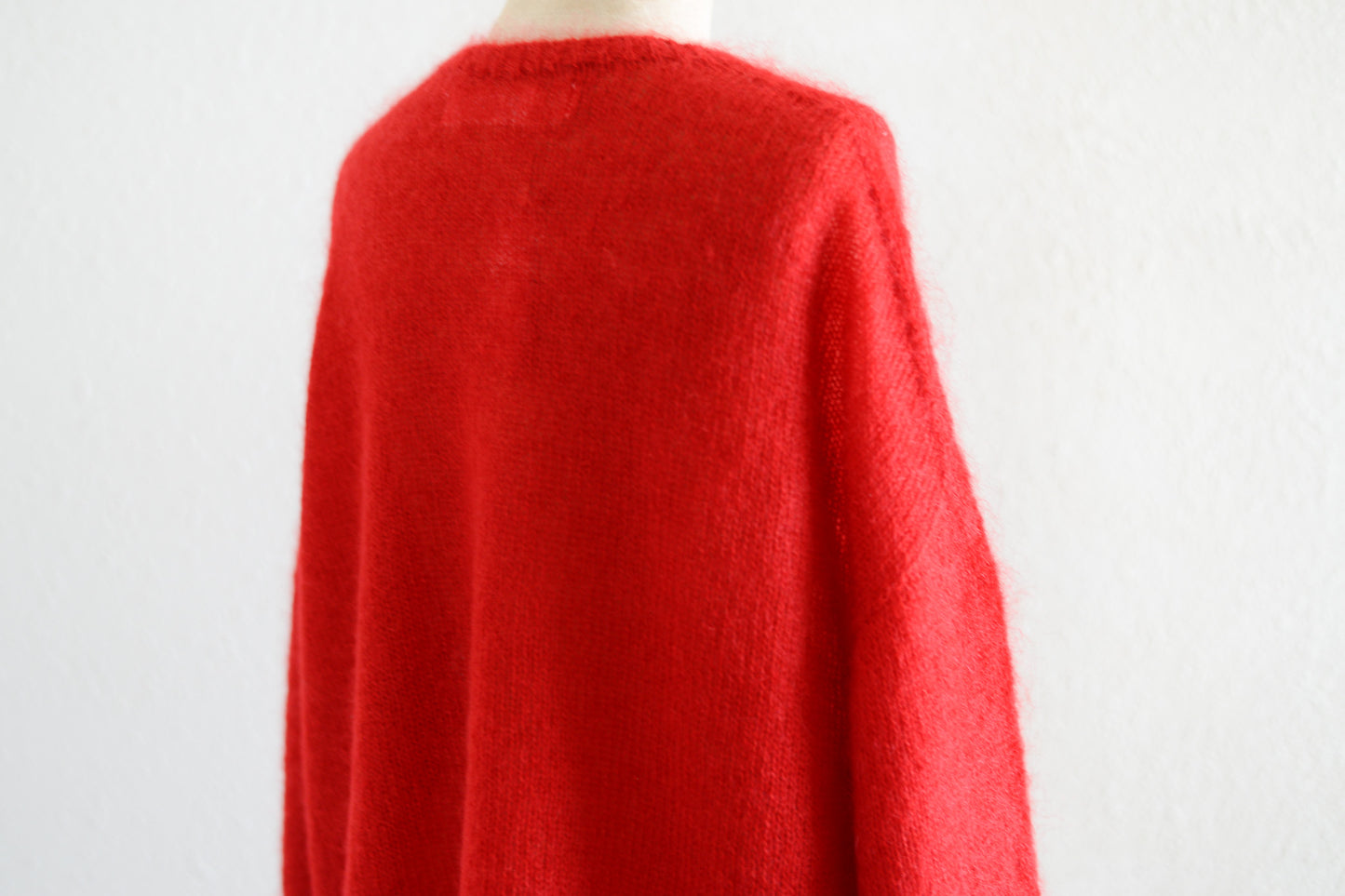 Kid Mohair Relax Knit Red