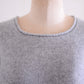울 캐시미어 홀가먼트 2웨이 가디건 Gray Melange