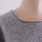 울 캐시미어 홀가먼트 2웨이 가디건 Gray Melange