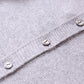 울 캐시미어 홀가먼트 2웨이 가디건 Gray Melange
