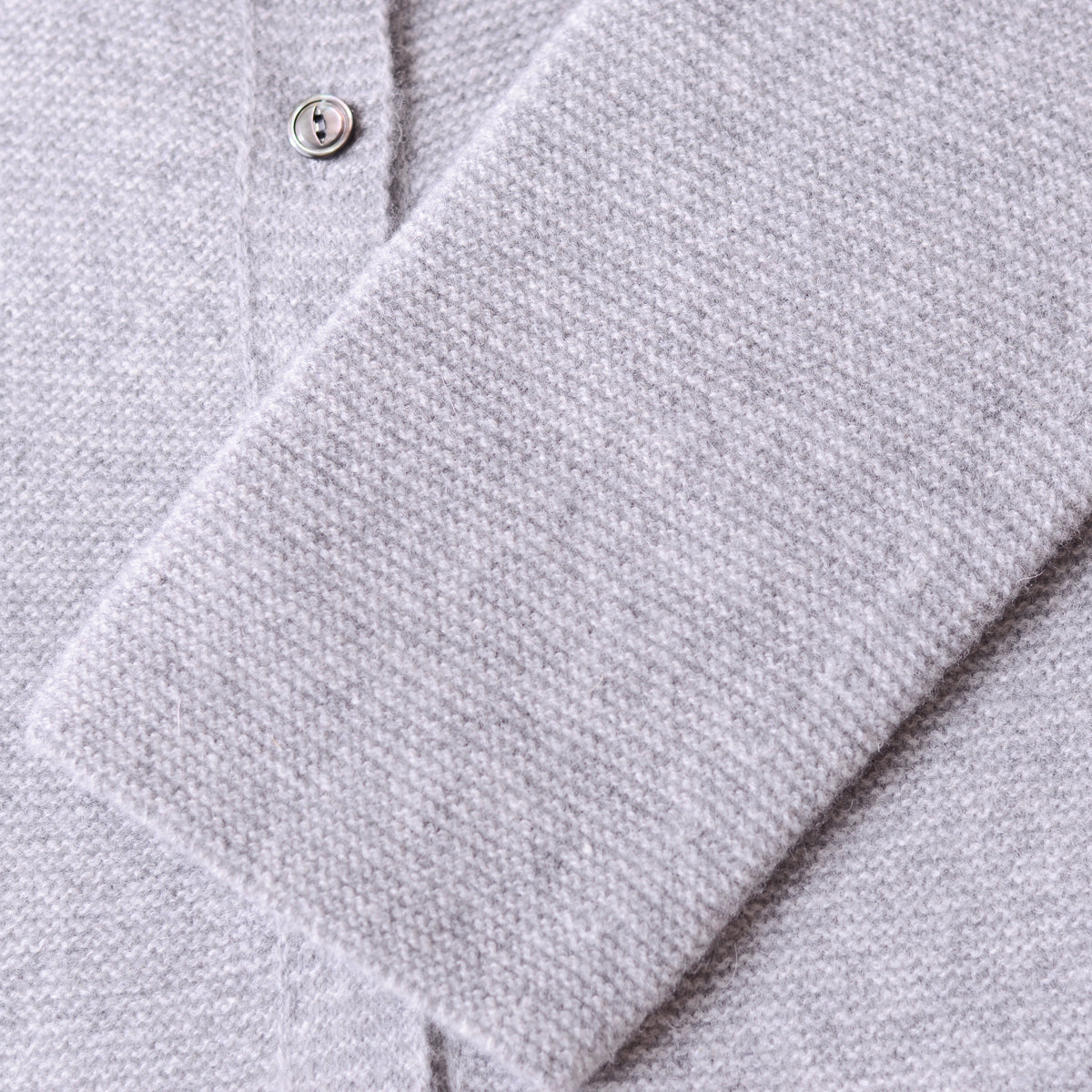 울 캐시미어 홀가먼트 2웨이 가디건 Gray Melange
