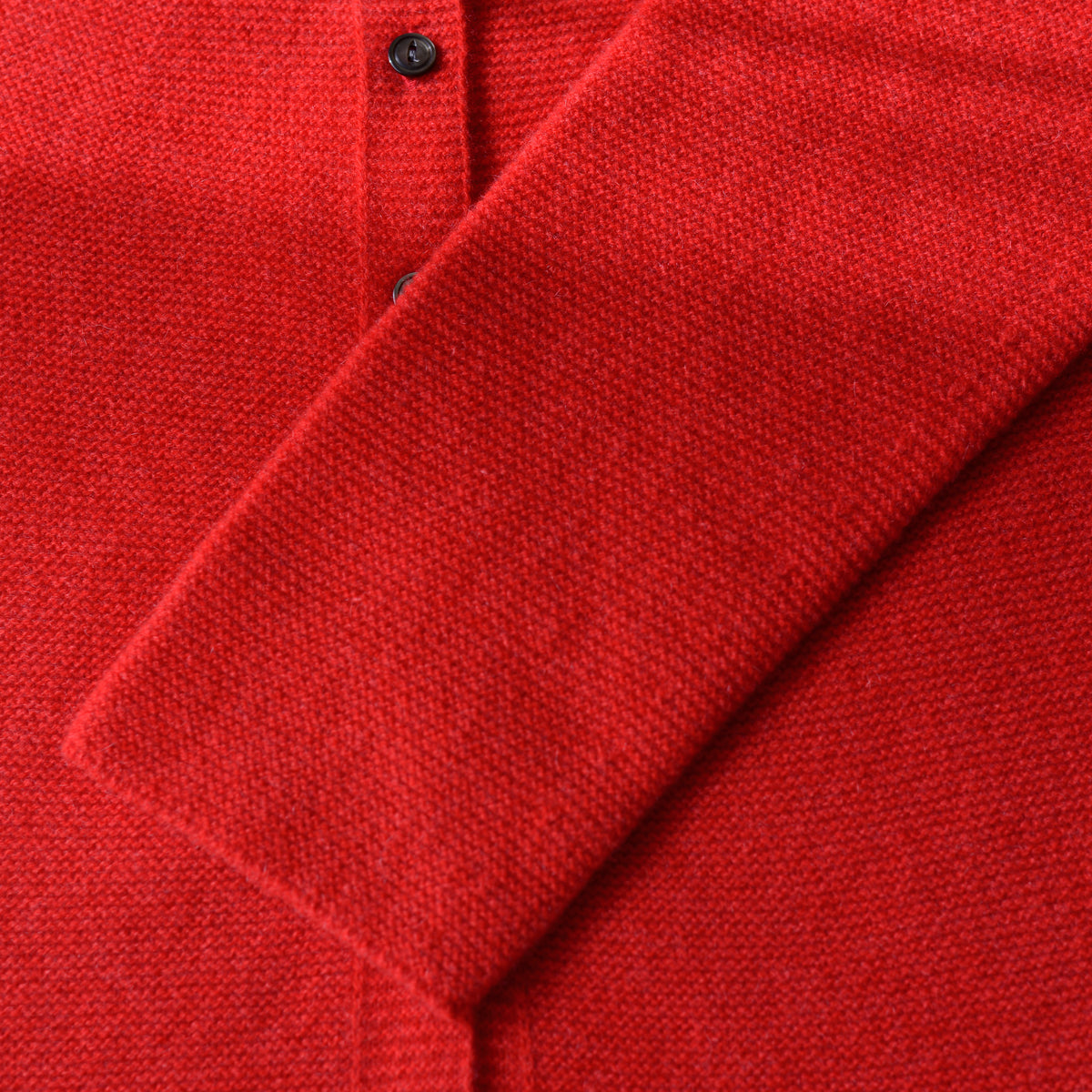 Wool Cashmere Whole Garment 2-Way Cardigan Red