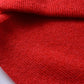 Wool Cashmere Whole Garment 2-Way Cardigan Red