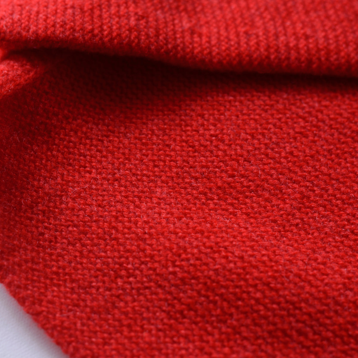 Wool Cashmere Whole Garment 2-Way Cardigan Red