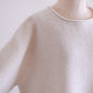 Wool Cashmere Whole Garment 2-Way Cardigan Oatmeal