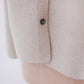 Wool Cashmere Whole Garment 2-Way Cardigan Oatmeal