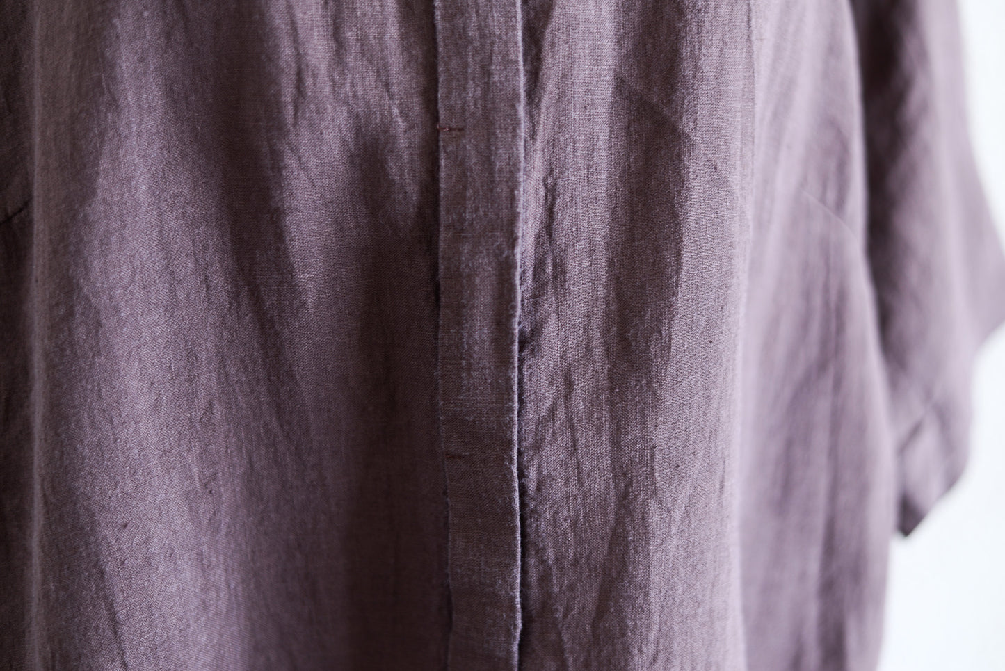 Belgian Linen Relax Shirt, Brown