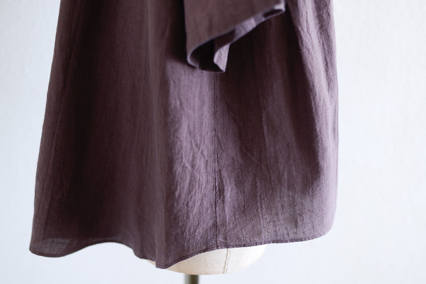 Belgian Linen Relax Shirt, Brown