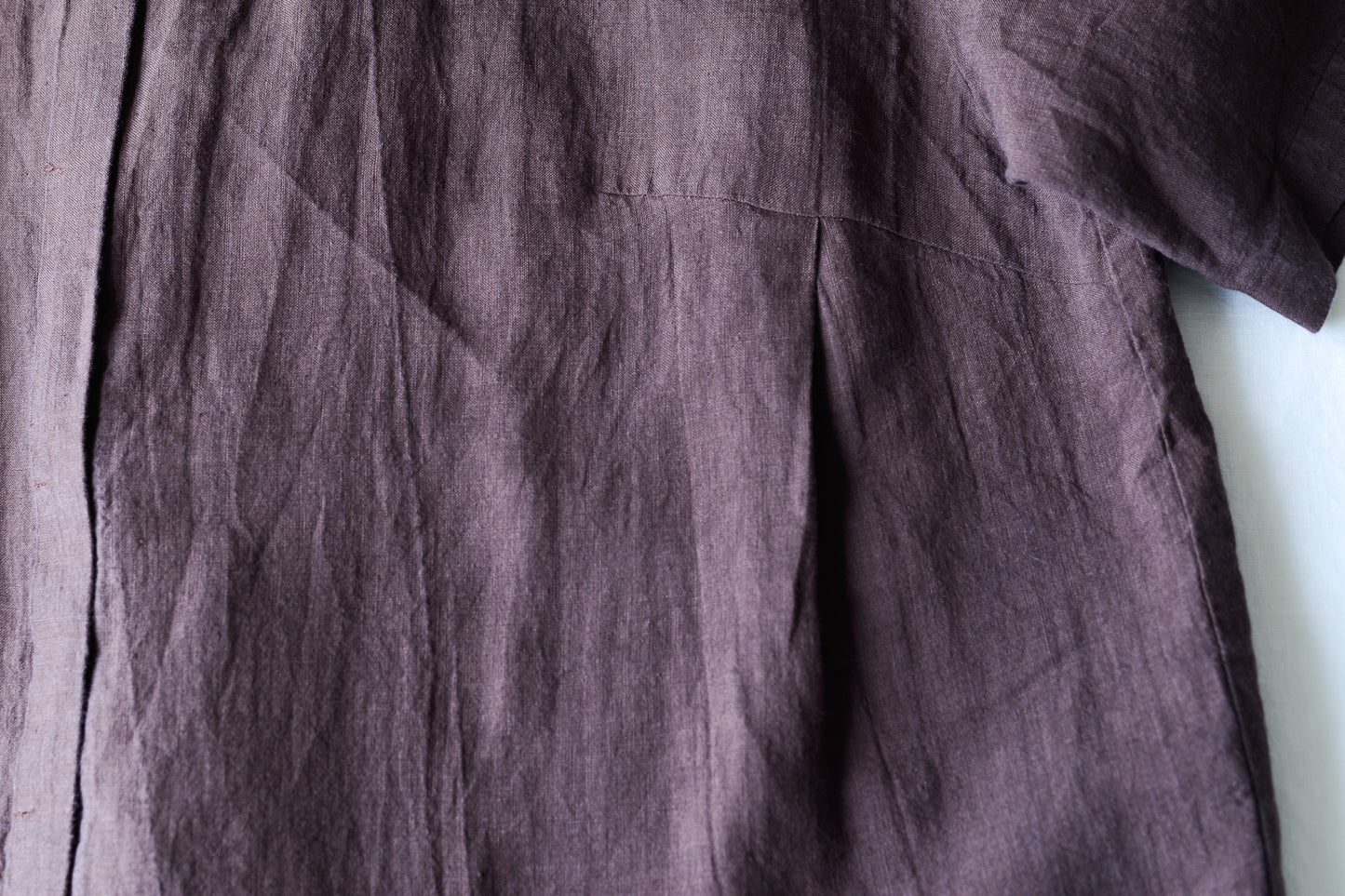 Belgian Linen Relax Shirt, Brown