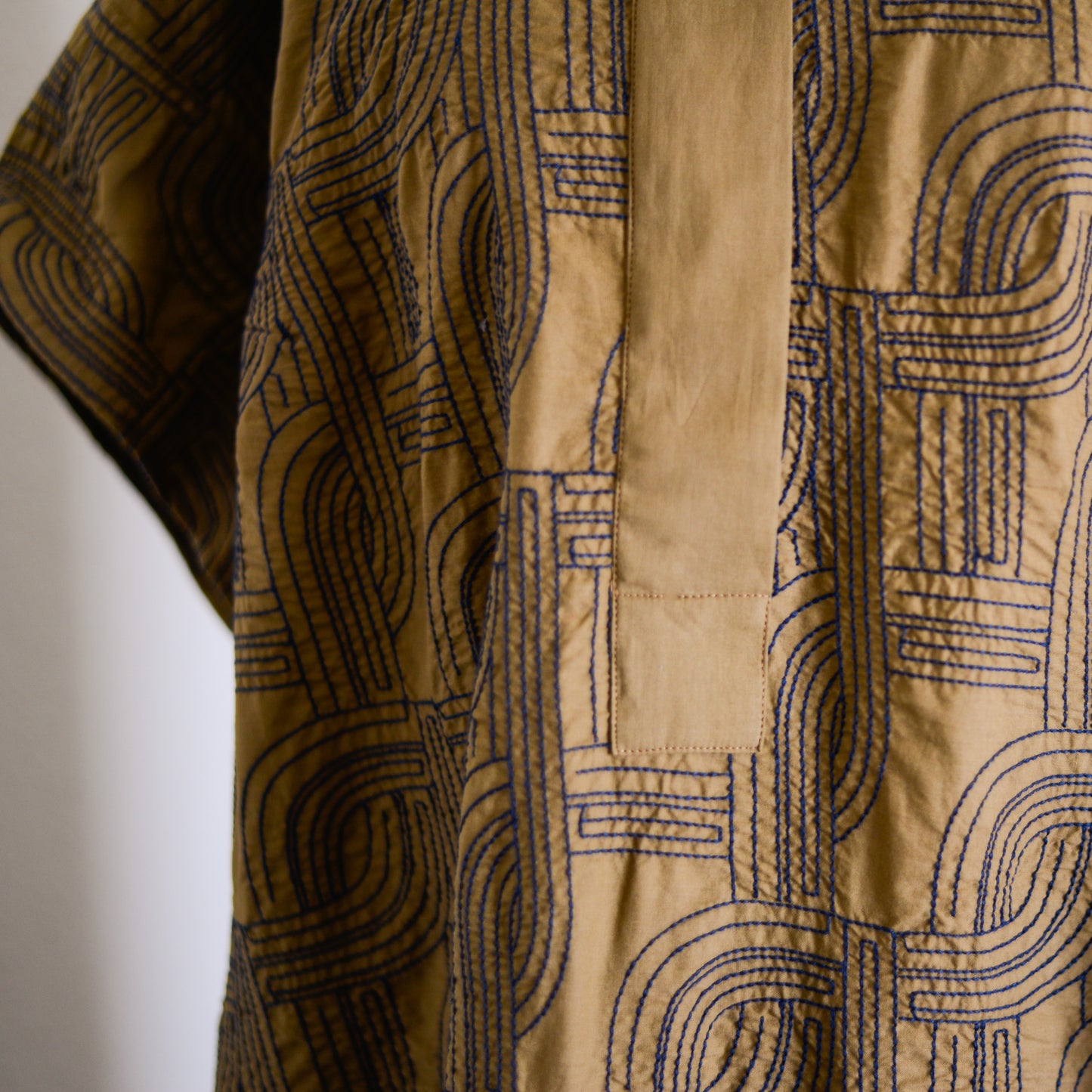 エンブロイダードコットンワンピース Khaki