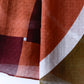 コットンショール Caramel Checkered Pattern