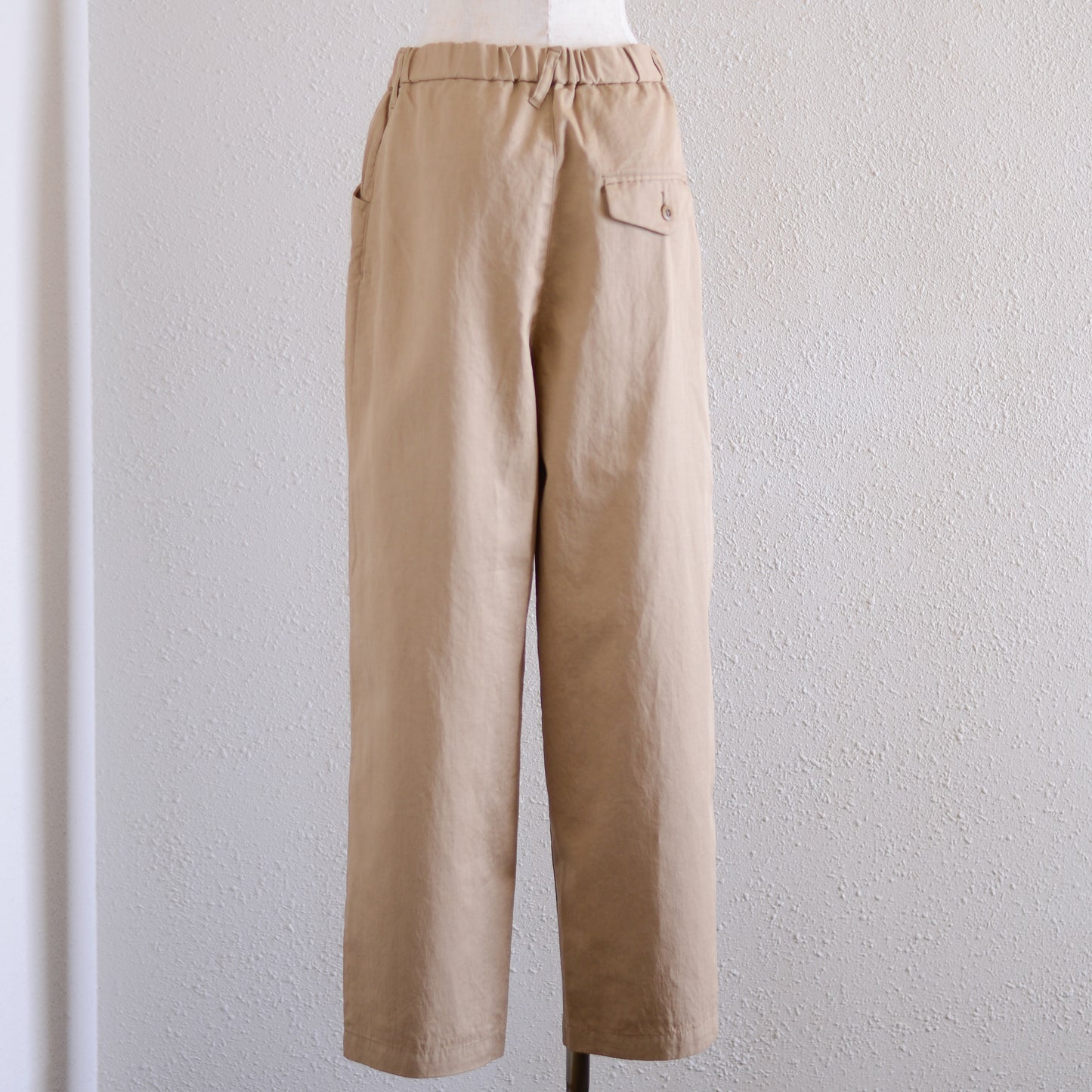 コットンリネンツイルパンツ Beige