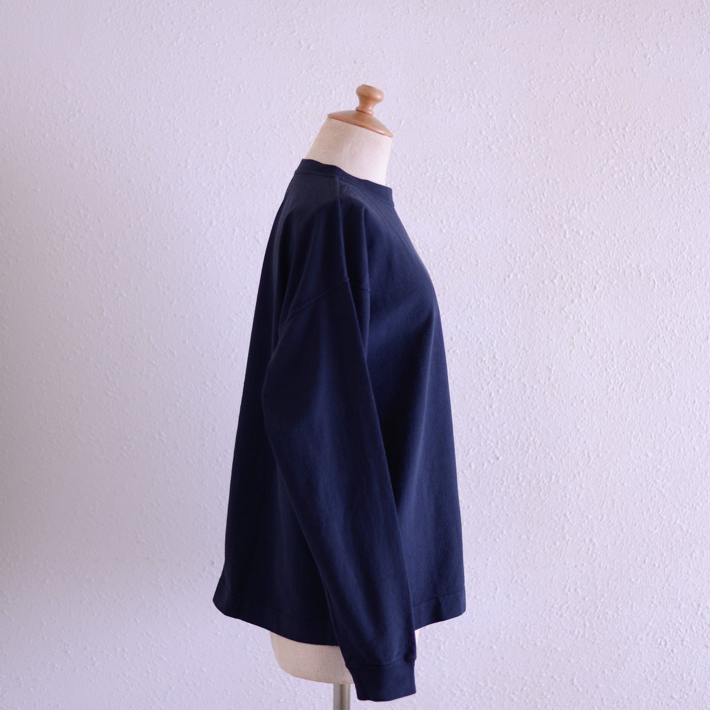 US 코튼 릴렉스 롱 슬리브 Black