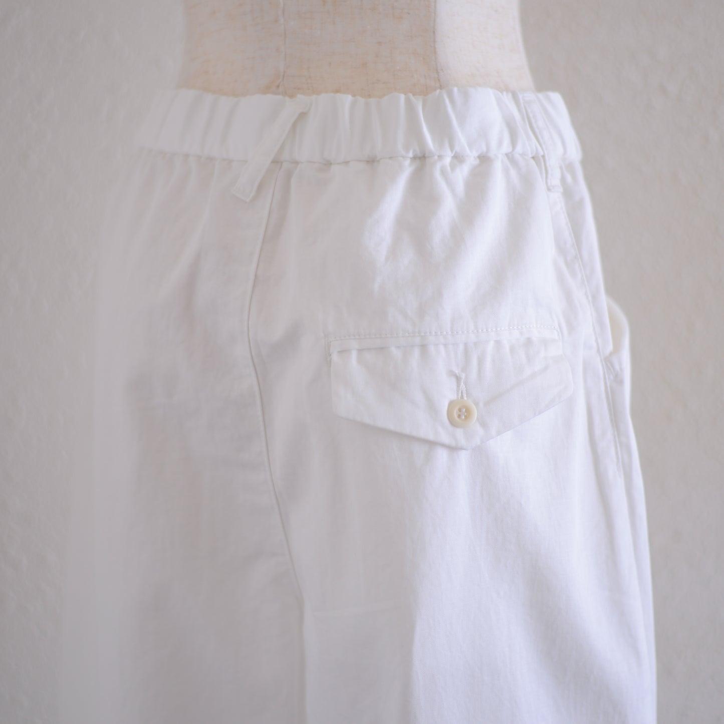 コットンリネンツイルパンツ Off White