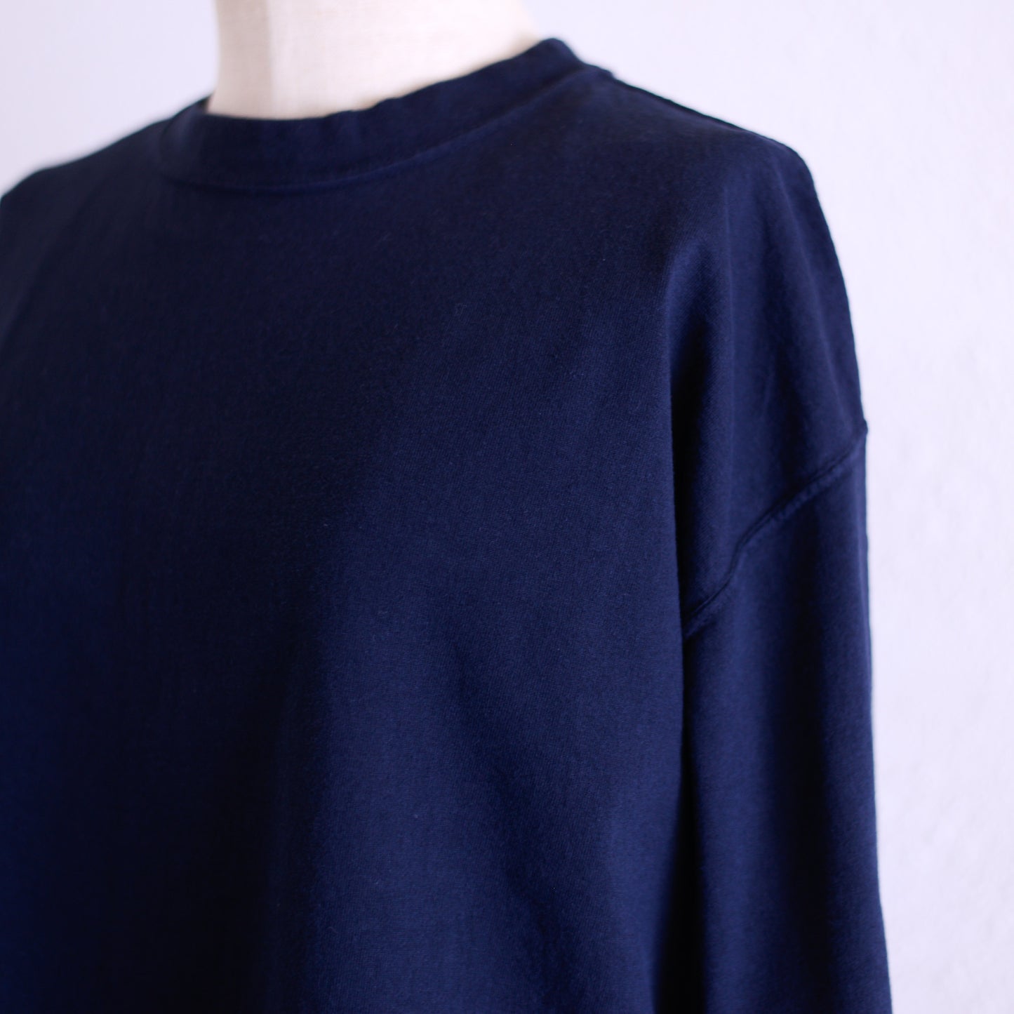 US 코튼 릴렉스 롱 슬리브 Black