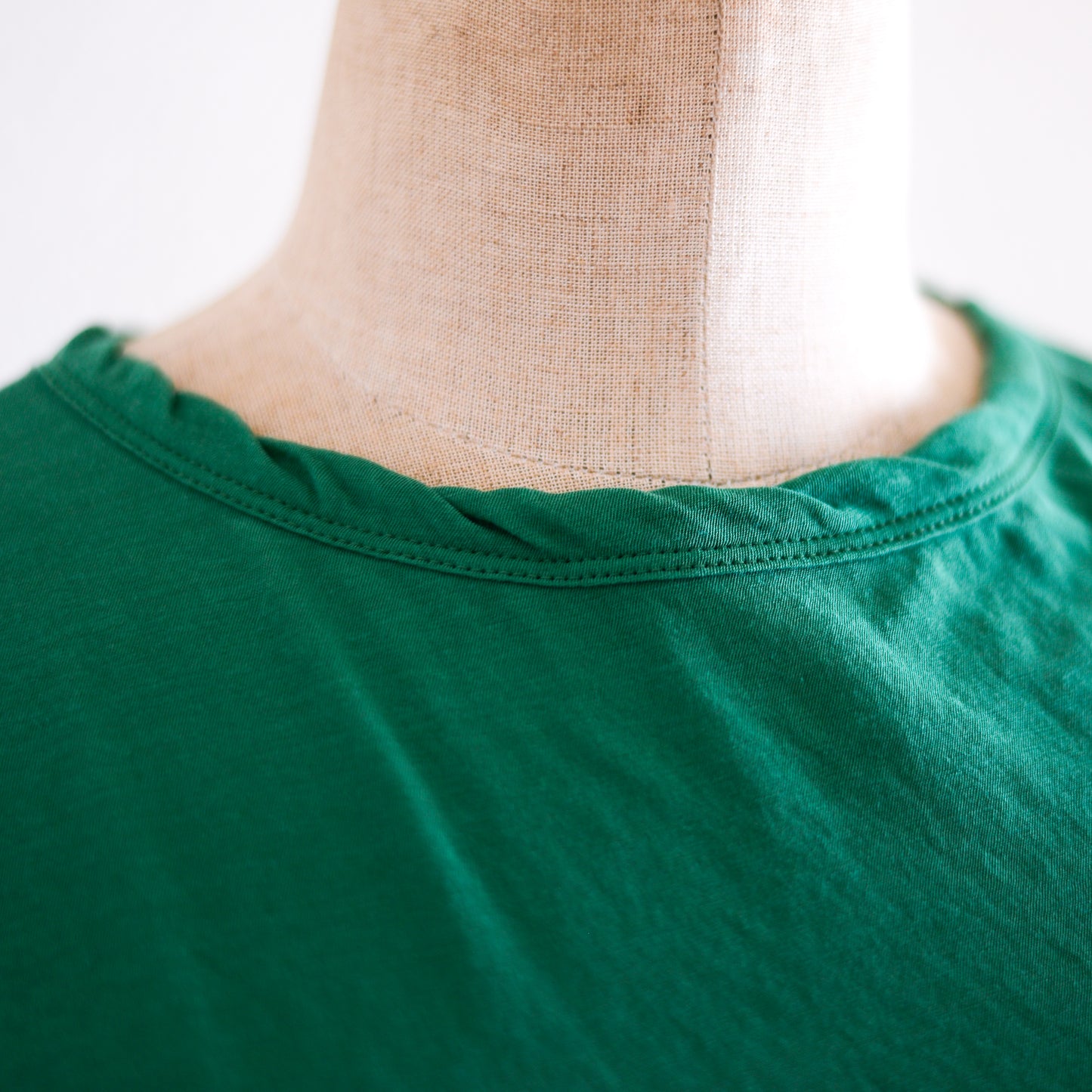 コットンツイストクルーネックプルオーバー Green