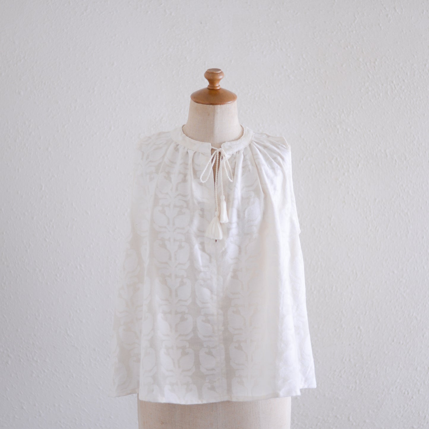 コットンジャガードスリーブレス Natural