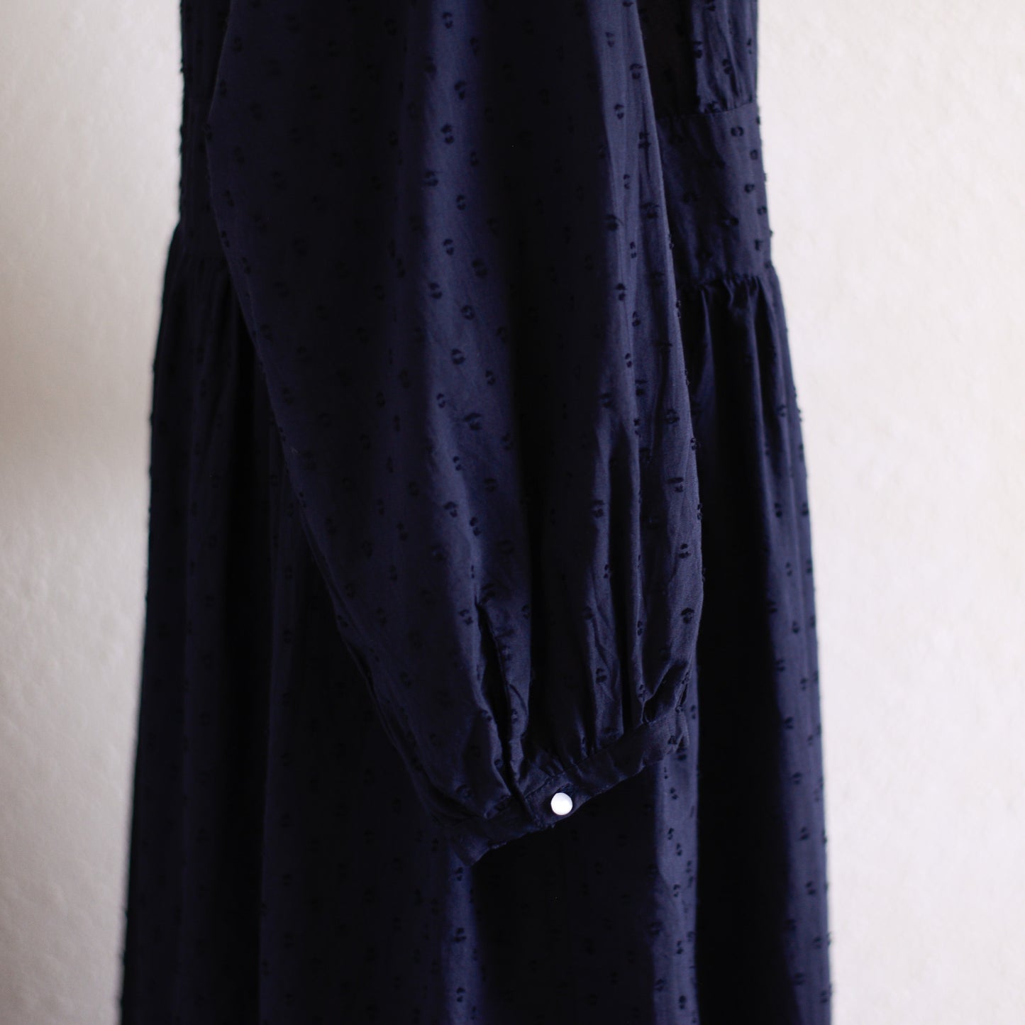 Cotton Cut Dobby Dress Black