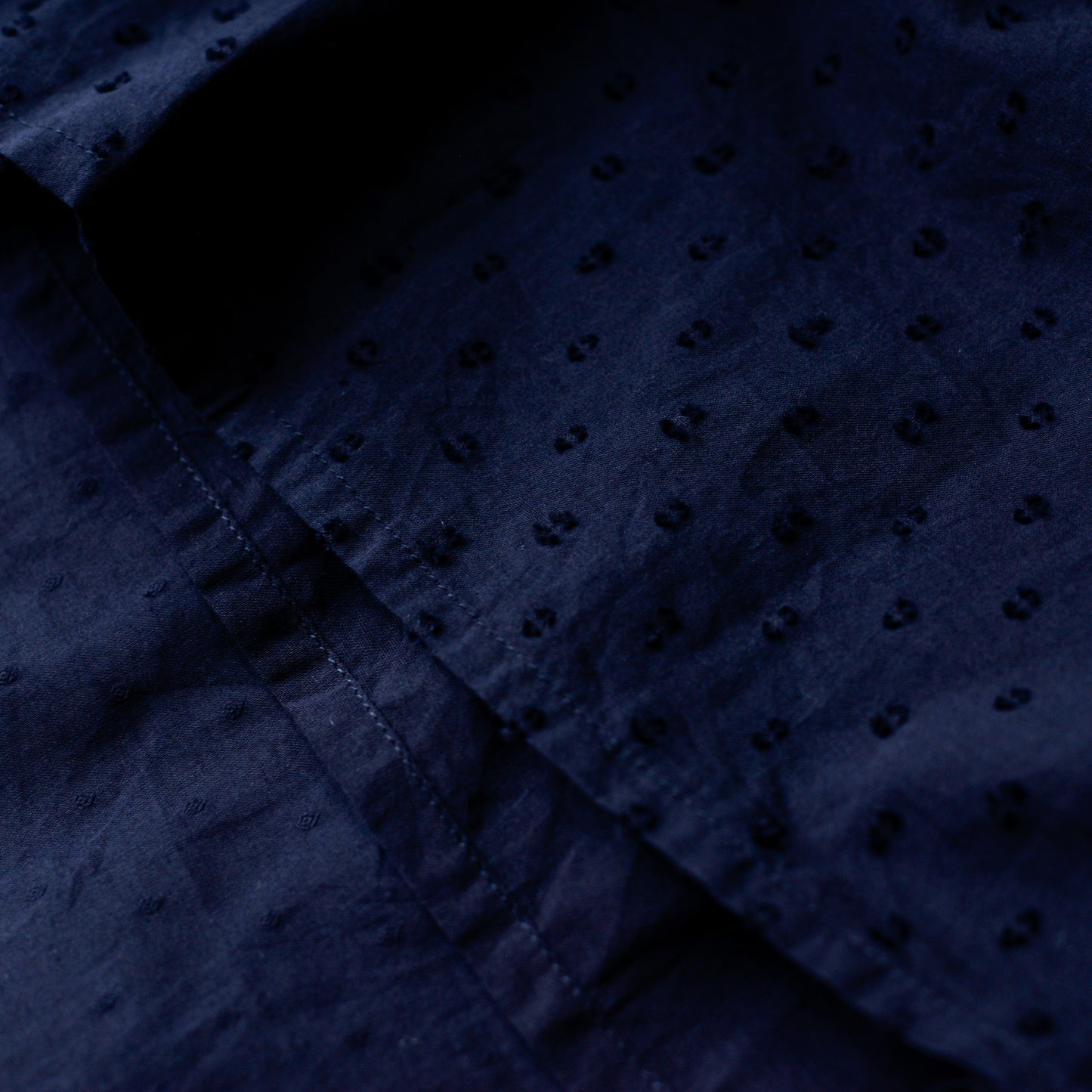 Cotton Cut Dobby Dress Black