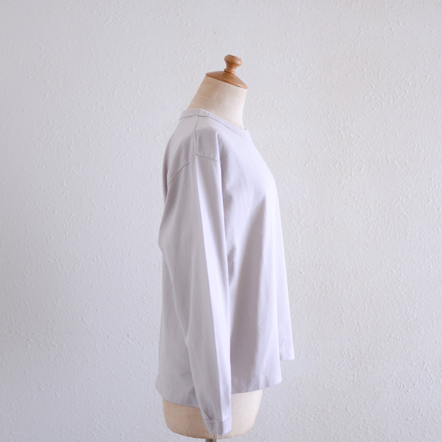 Cotton Jersey Crew Neck Pullover Grayge