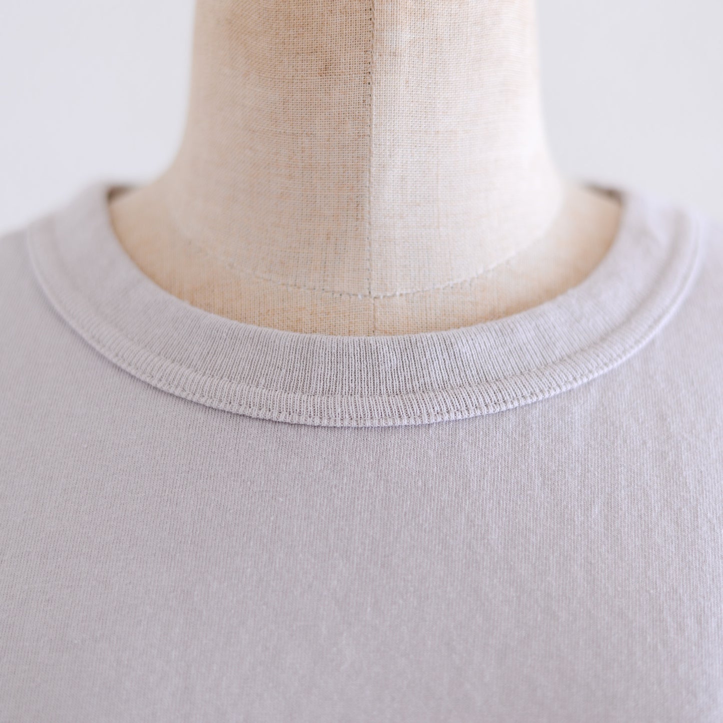 Cotton Jersey Crew Neck Pullover Grayge
