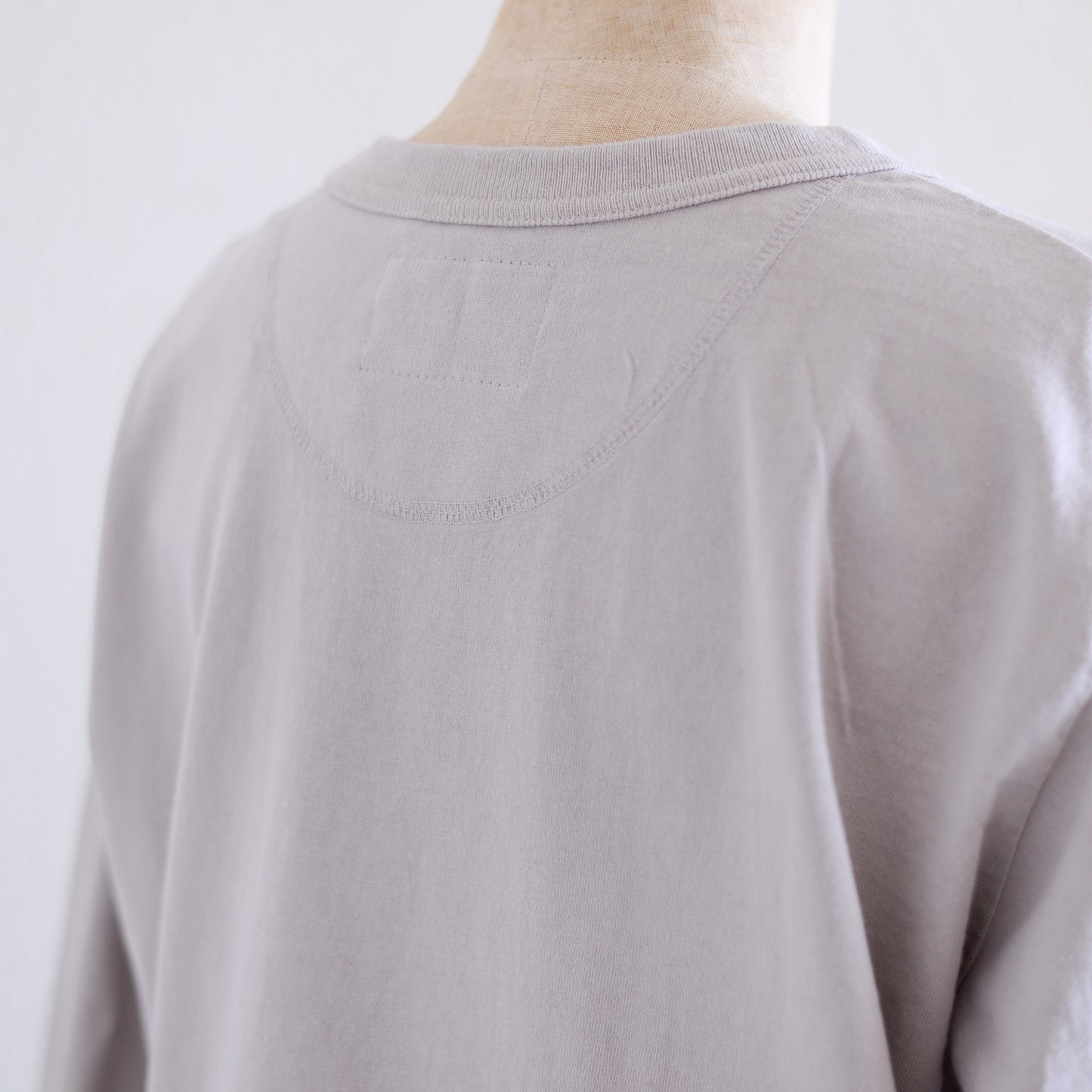 Cotton Jersey Crew Neck Pullover Grayge