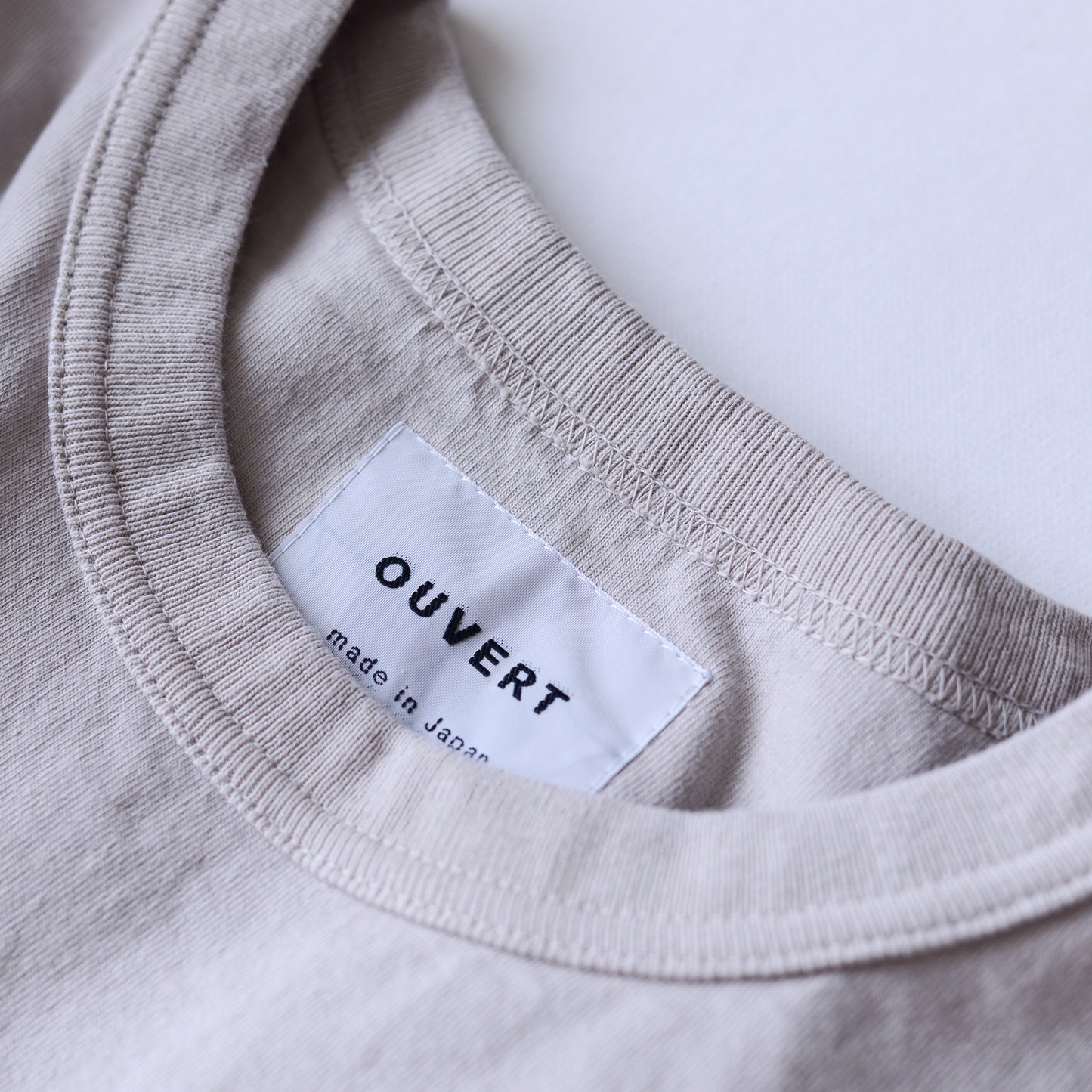 Cotton Jersey Crew Neck Pullover Grayge