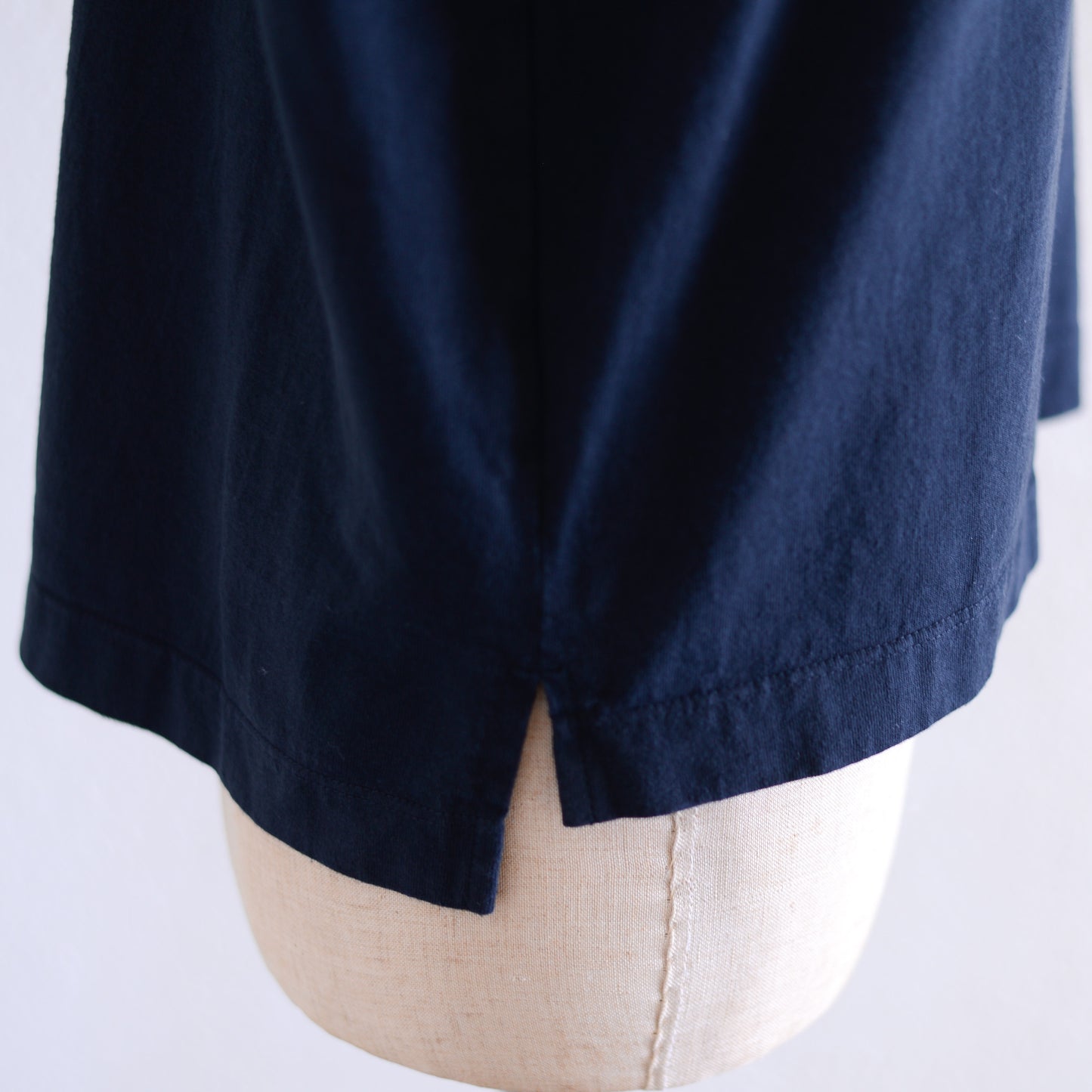 Cotton Jersey Crew Neck Pullover Black