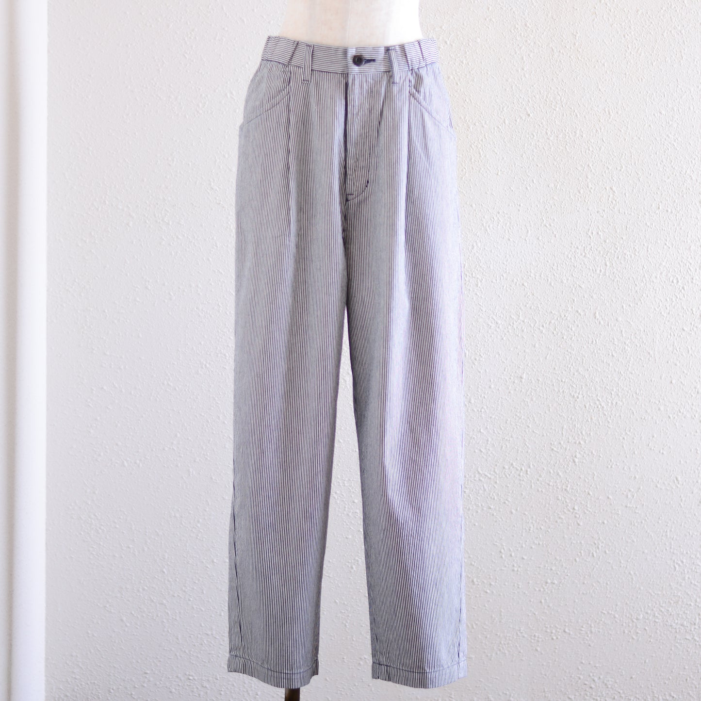 Cotton Hickory Denim Pants Off White x Indigo