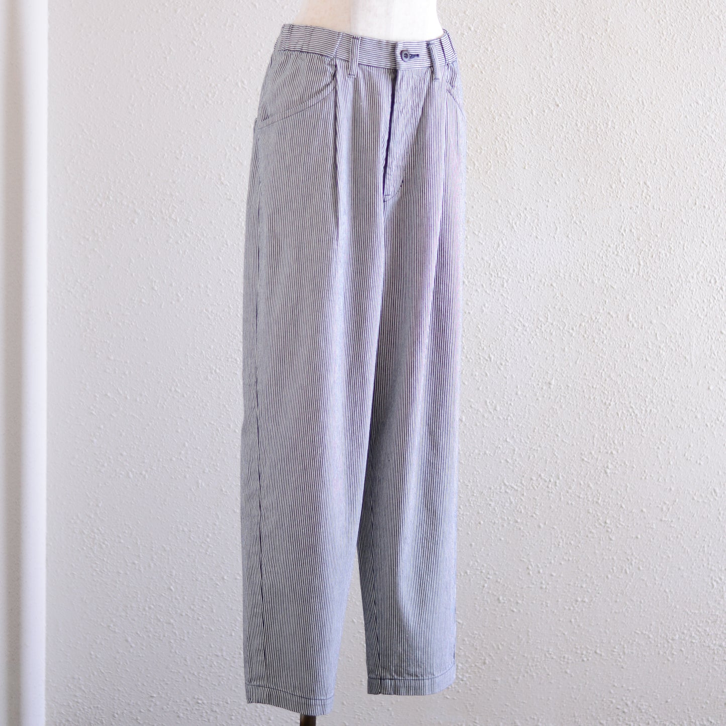 Cotton Hickory Denim Pants Off White x Indigo