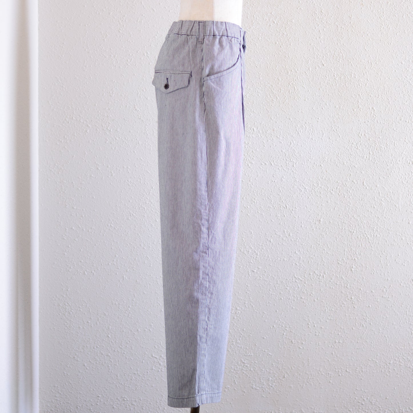 Cotton Hickory Denim Pants Off White x Indigo