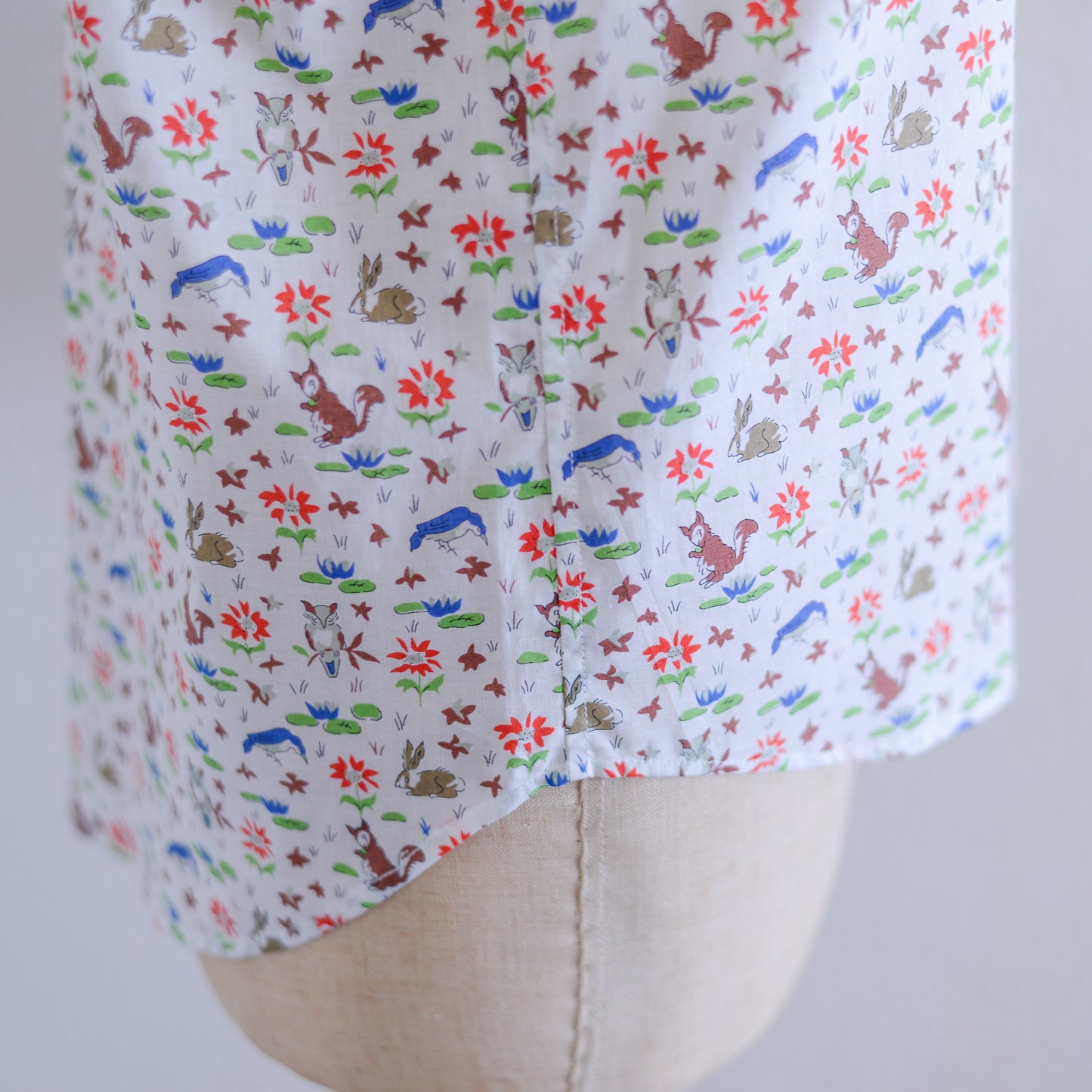 Liberty Print Organic Cotton Shirt White