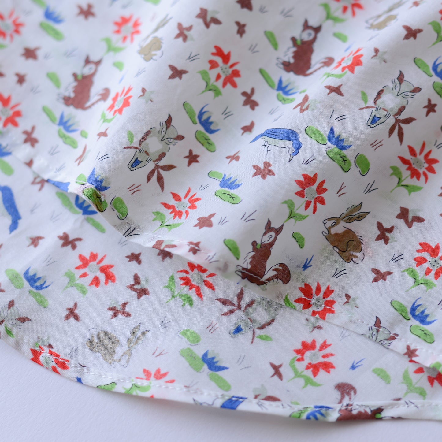 Liberty Print Organic Cotton Shirt White
