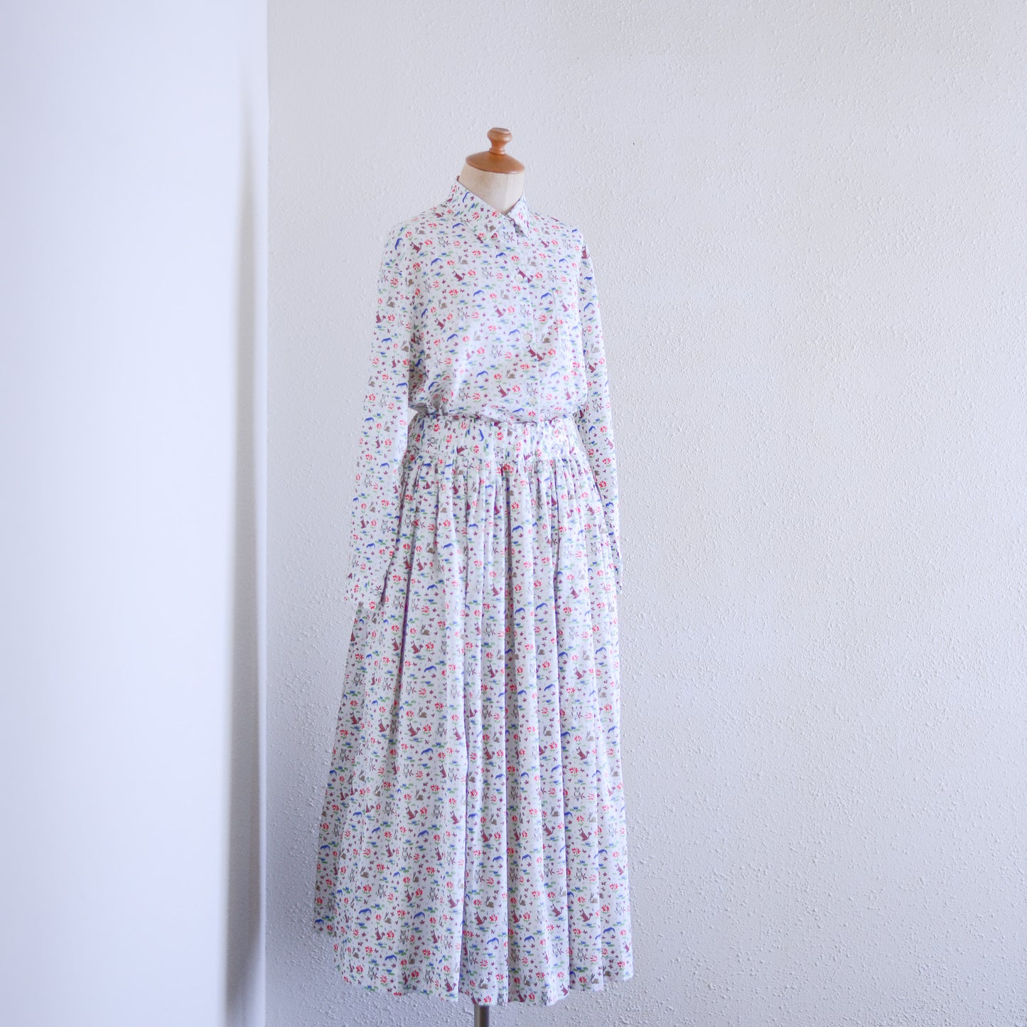 Liberty Print Organic Cotton Shirt White