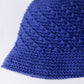 ハンドニティッドクロシェハット Blue