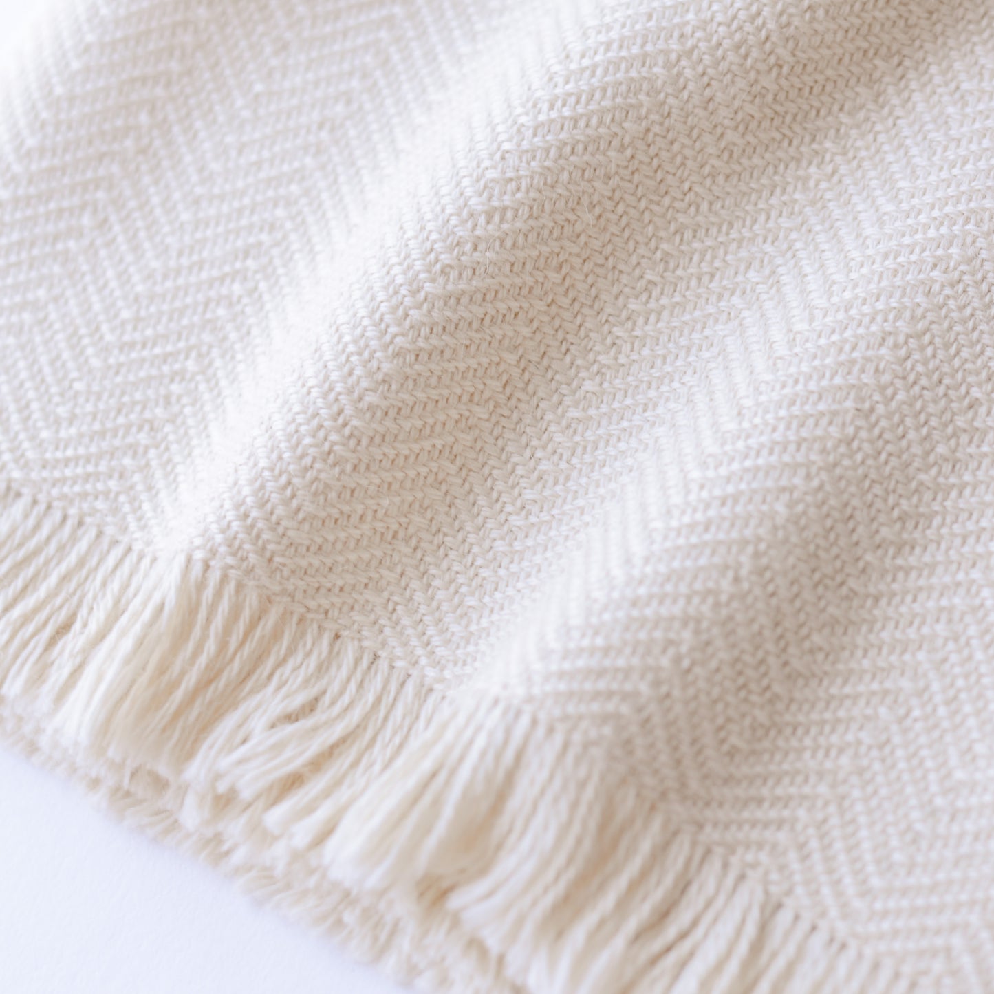 プレミアムベビーアルパカショール Ivory