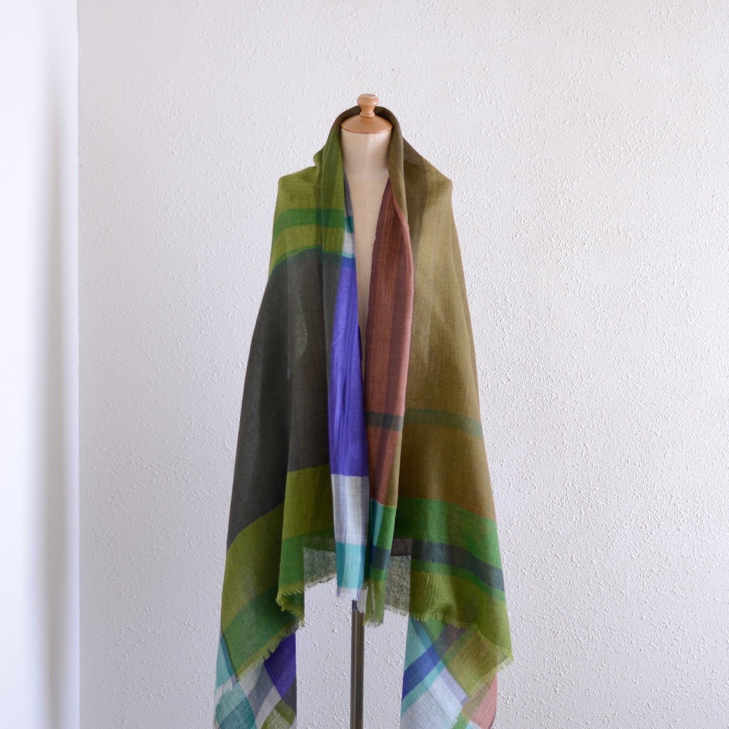 Wool Divine Shawl Brown